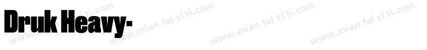 Druk Heavy字体转换